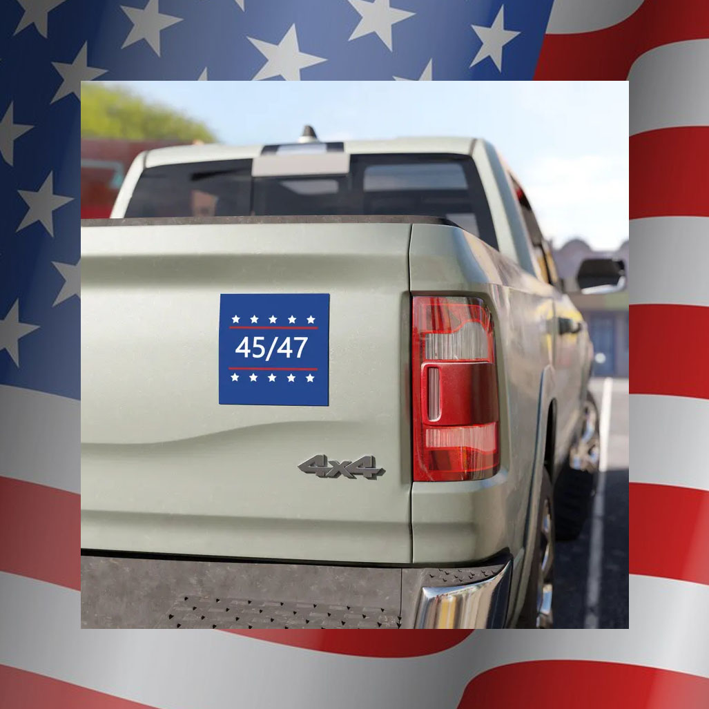 Trump 45/47 Car Magnet