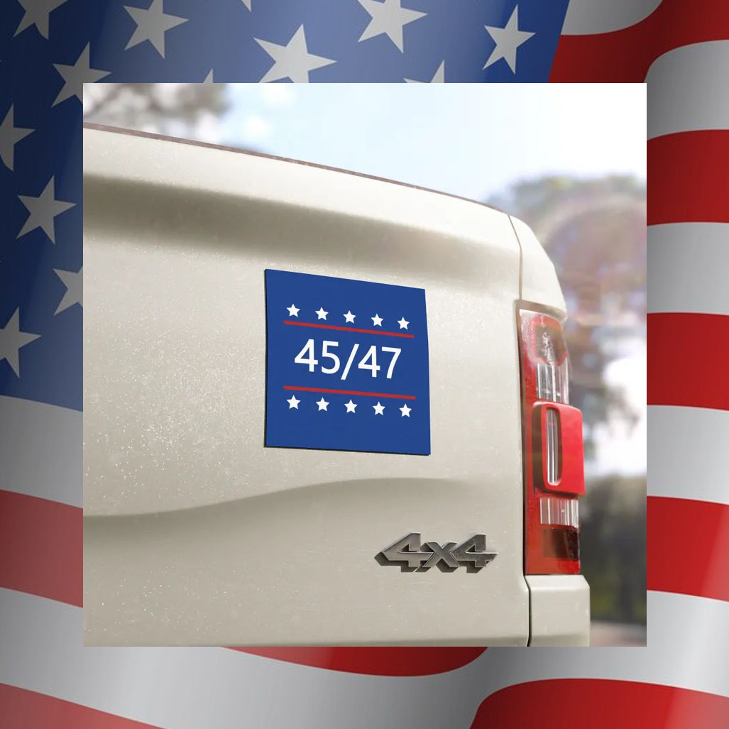 Trump 45/47 Car Magnet