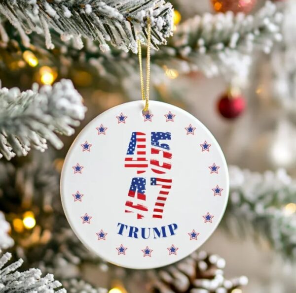 Trump 45 47 - Make America Great Again Ornament