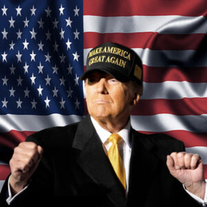 Trump Again Won - Gold Dark Maga Hat