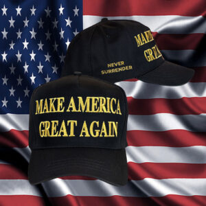 Trump Again Won - Gold Dark Maga Hat