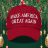 Trump Christmas Hat Make America Great Again