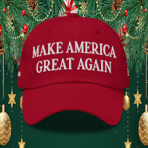 Trump Christmas Hat Make America Great Again