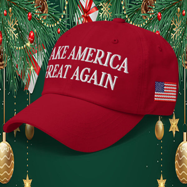 Trump Christmas Hat Make America Great Again