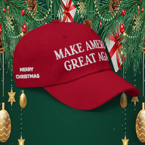 Trump Christmas Hat Make America Great Again