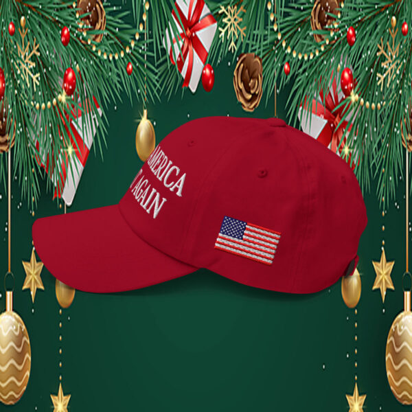 Trump Christmas Hat Make America Great Again