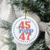 Trump Christmas Ornament Trump 45 47