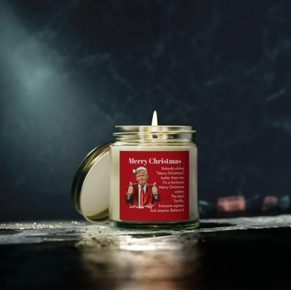 Trump Gift Candle, Merry Christmas, Funny Trump Christmas Gift