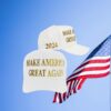 Trump Gold MAGA 2024 White Hat