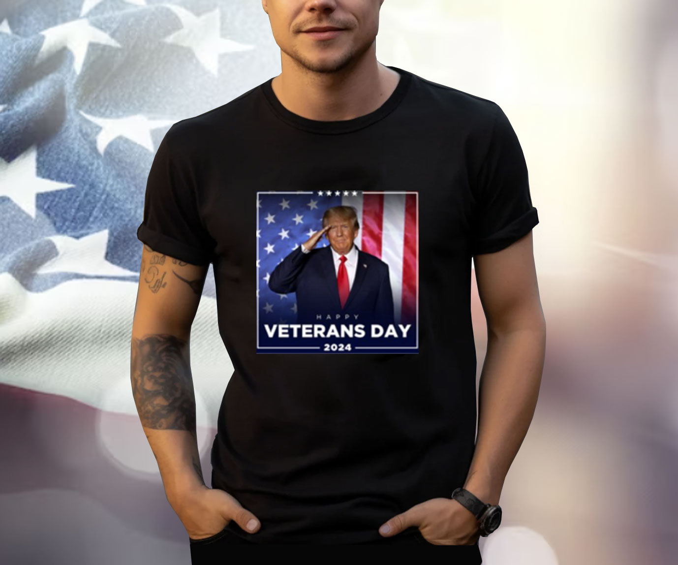 Trump Happy Veterans Day 2024 Shirts