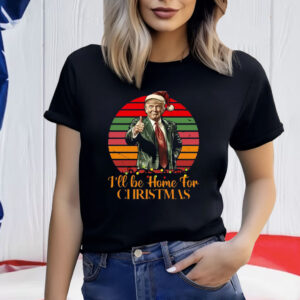 Trump I'll Be Home for Christmas Vintage Shirt
