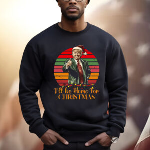 Trump I'll Be Home for Christmas Vintage Shirt