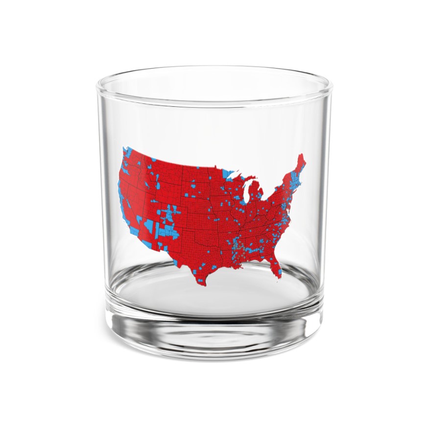 Trump Maga Victory Glass