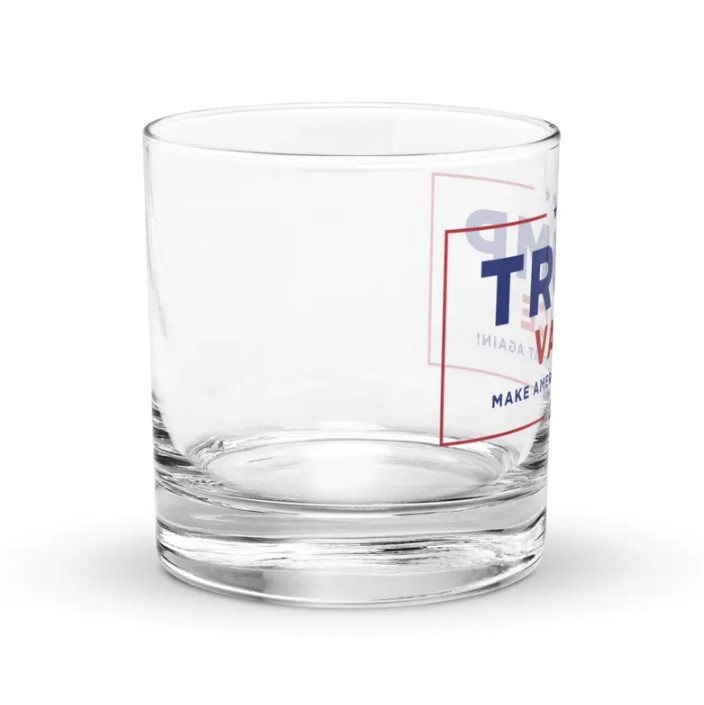 Trump MAGA Whiskey Glass