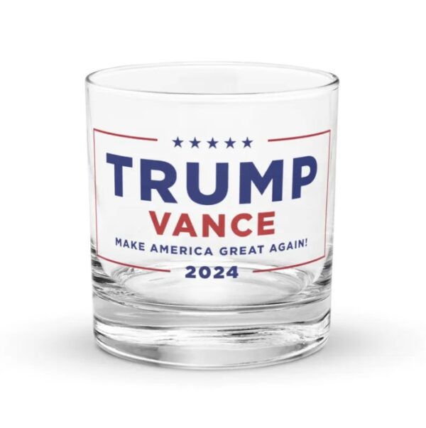 Trump MAGA Whiskey Glass