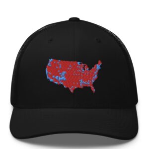 Trump Map Win 2024 Trucker Hat