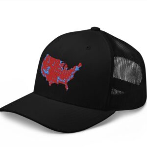 Trump Map Win 2024 Trucker Hat