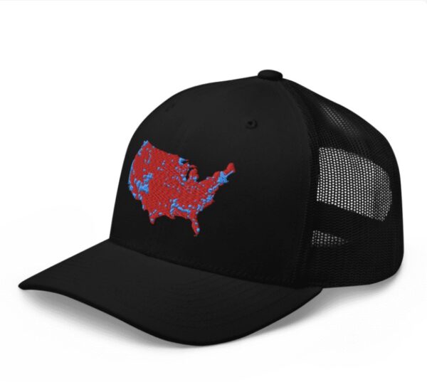 Trump Map Win 2024 Trucker Hat
