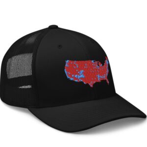 Trump Map Win 2024 Trucker Hat