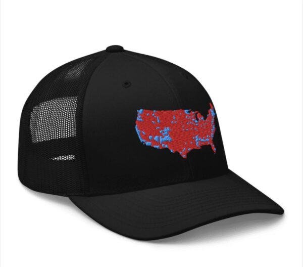 Trump Map Win 2024 Trucker Hat