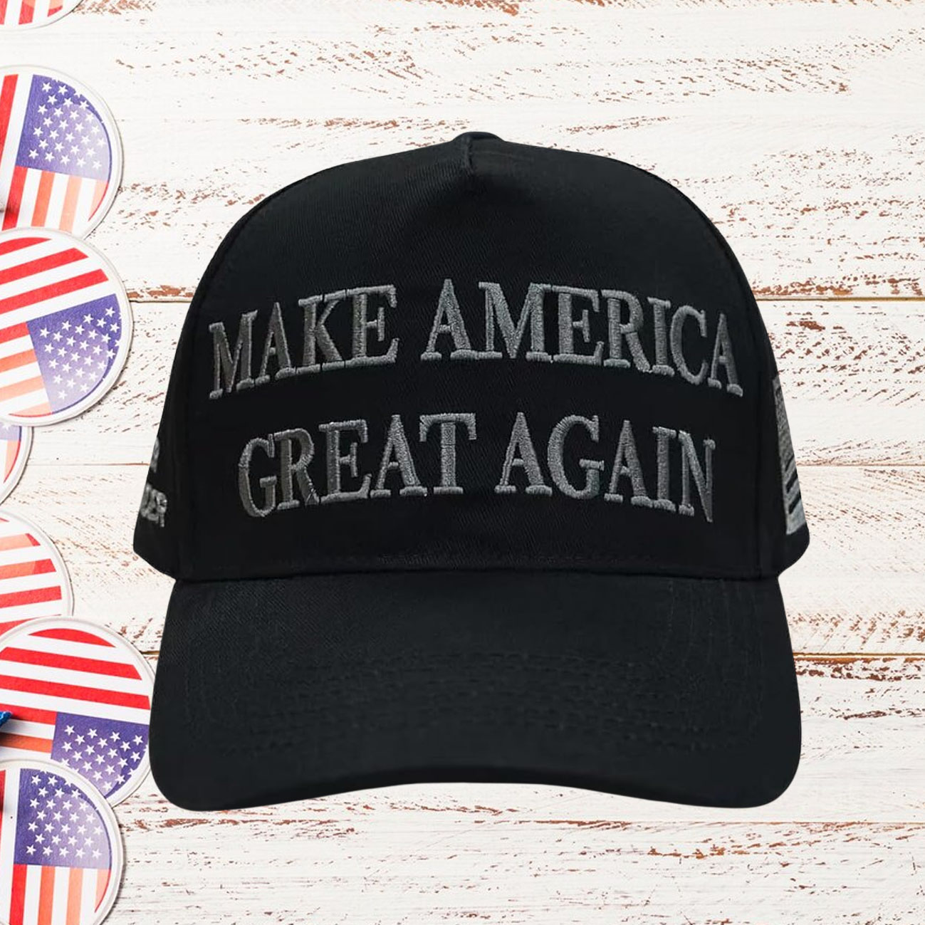 Trump Never Surrender Black MAGA 47 Hat