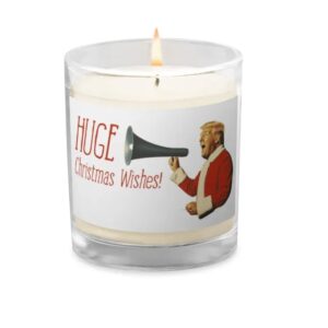 Trump Santa Candle - Christmas Candle - MAGA Holiday