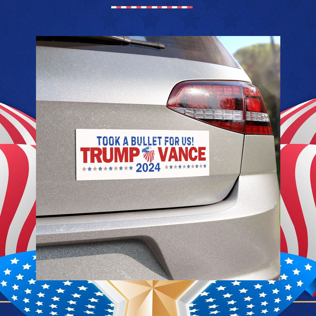 Trump Vance 2024 Car Magnet, Trump Vance Bumper Sticker