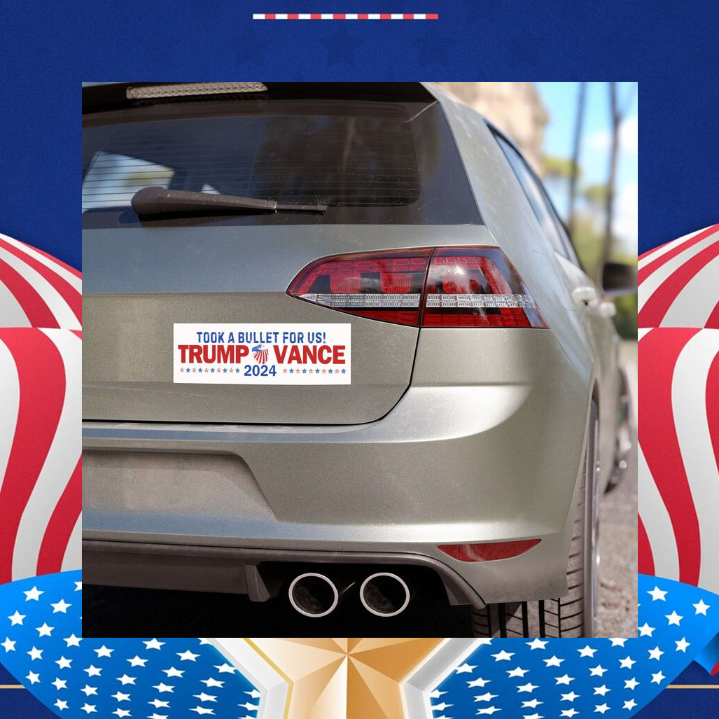 Trump Vance 2024 Car Magnet, Trump Vance Bumper Sticker