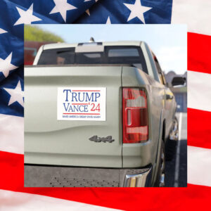 Trump Vance 2024 Make America Great Once Again Car Magnet