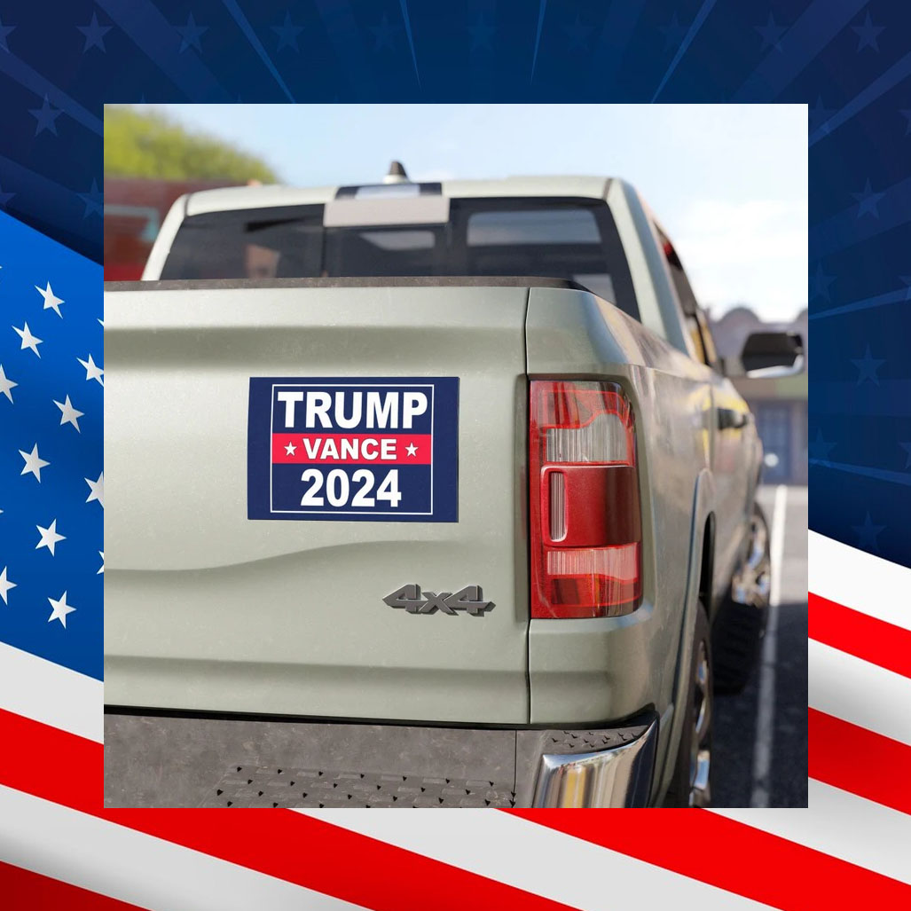 Trump Vance 2024 Trump For President Car Magnet
