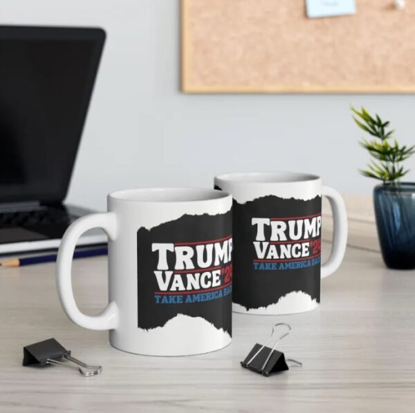 Trump Vance 24 Mug, Trump Take America Back