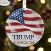 Trump Vance 24 Ornament, Christmas Ornament, Trump 45 47 Ornament