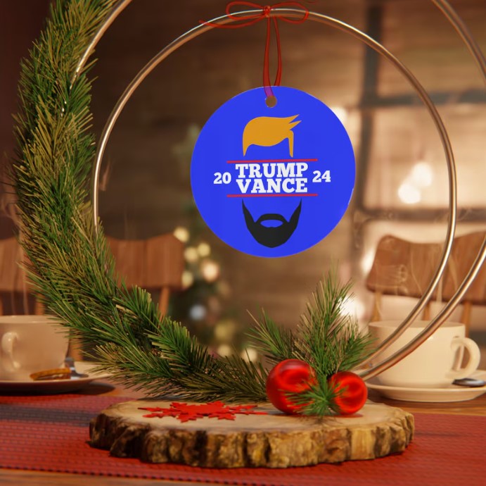 Trump Vance Daddy's Home 2 Ornament