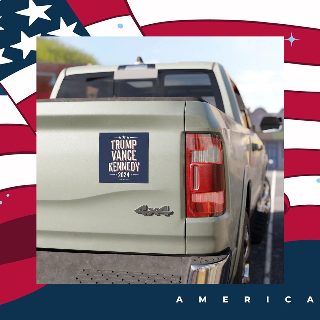 Trump Vance Kennedy 2024 Car Magnet