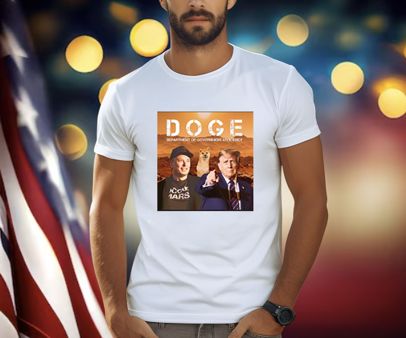 Trump Vance Trump Doge Tee Shirt