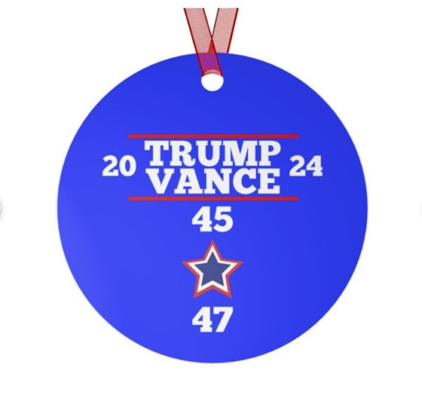 Trump Vance Victory 45 47 Ornament