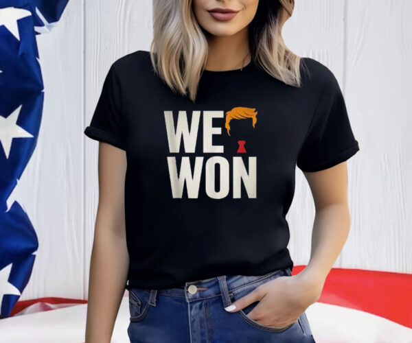 Trump Vance We Won Win Inauguration Day 2025 47th President Shirt