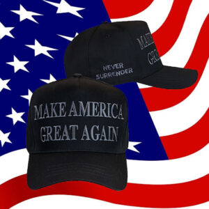 Trump Victory! Dark Maga Never Surrender Hat