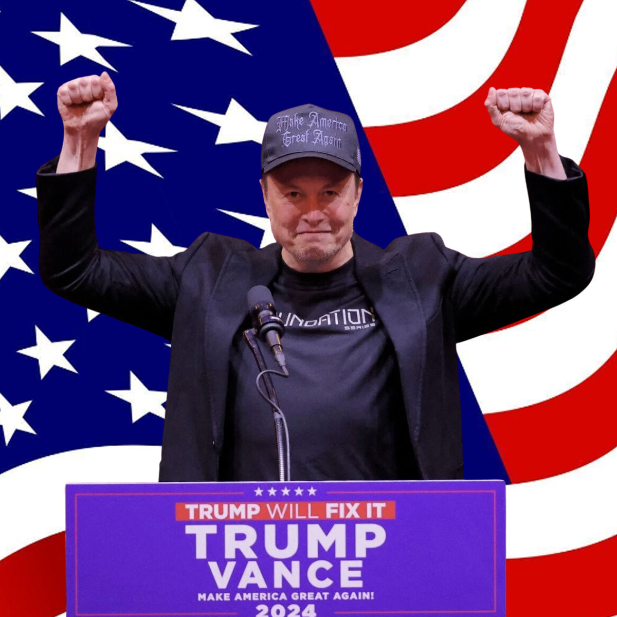 Trump Win Again - Dark Gothic MAGA Hat