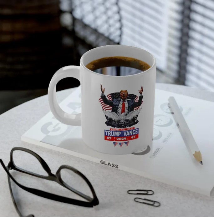 Trump Wins,Jumbo Mug, 20oz,Trump President Mug