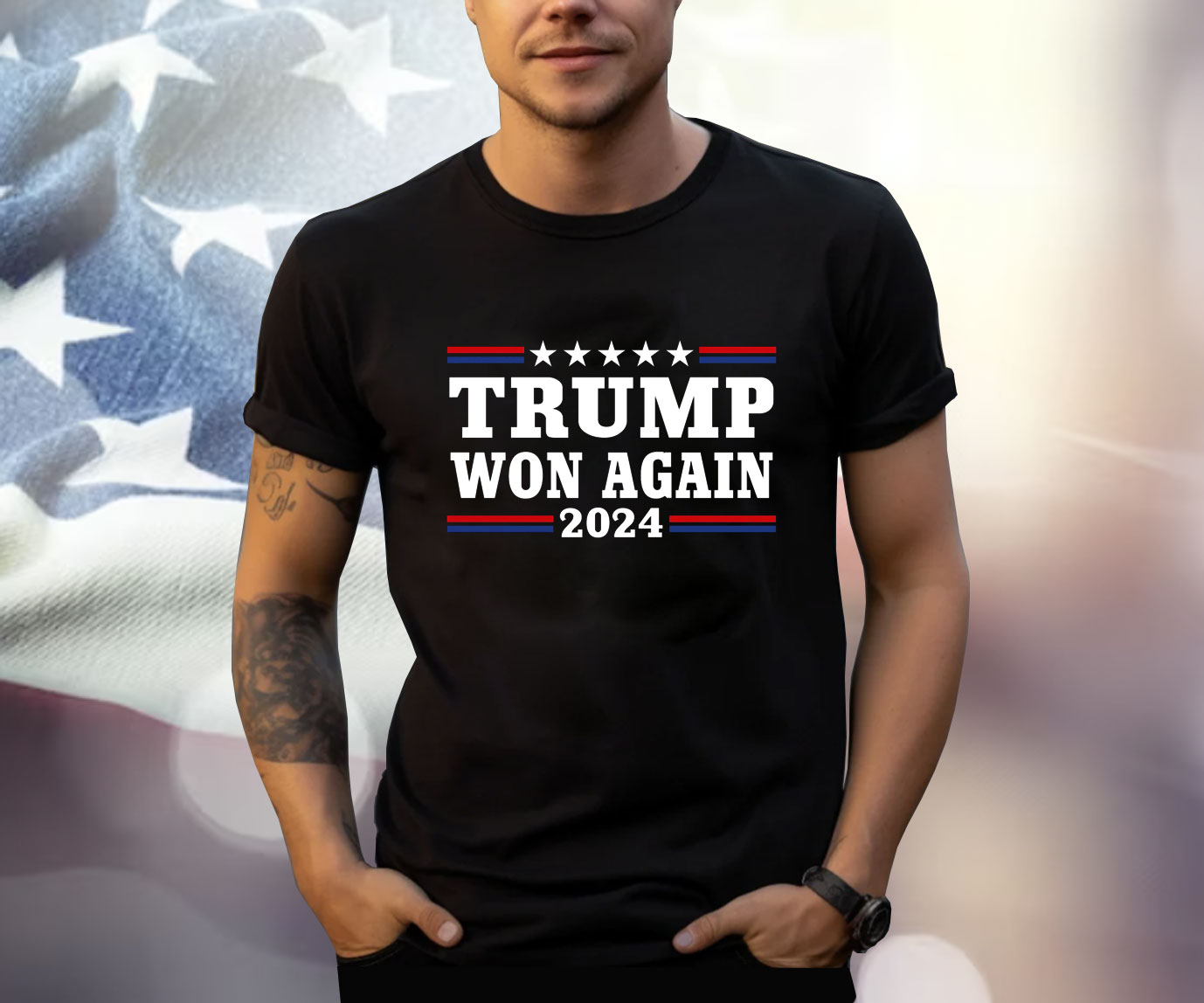 Trump Won Again 2024 Shirt