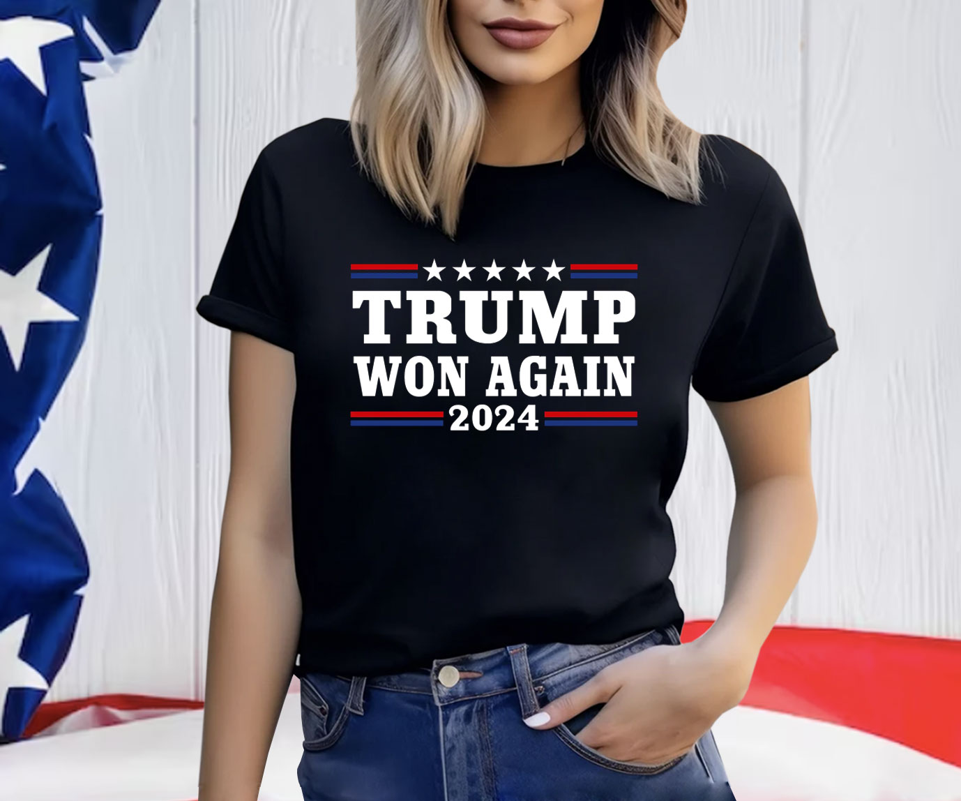 Trump Won Again 2024 Shirt