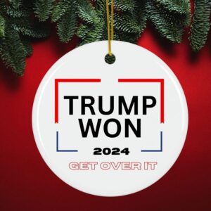 Trump Won Christmas Ornament