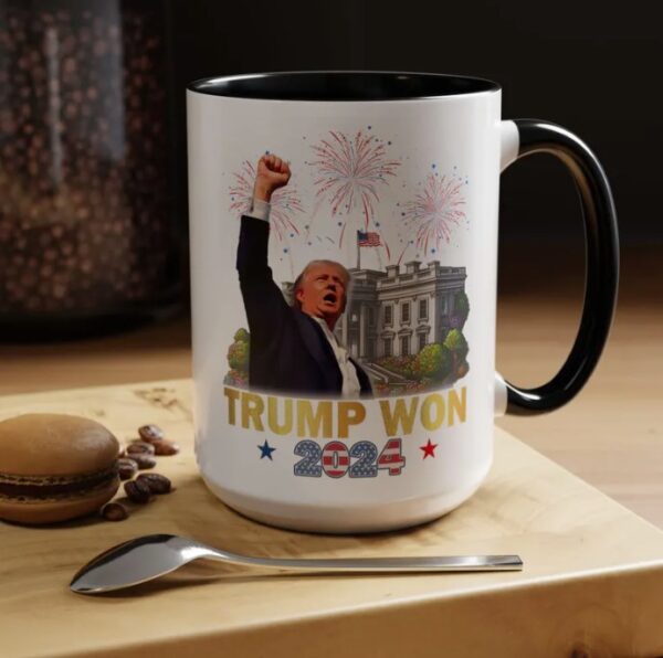Trump Won Coffee Mug Celebrate Victory 2024