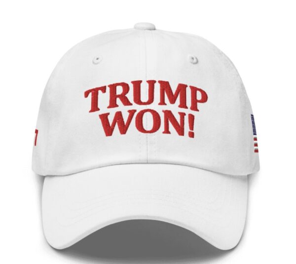 Trump Won! Hat Bold Statement Cap for MAGA Supporters