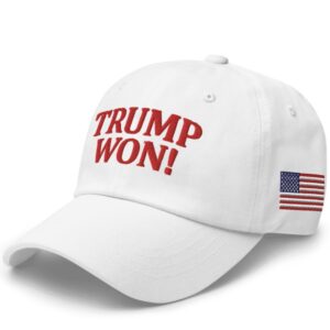 Trump Won! Hat Bold Statement Cap for MAGA Supporters