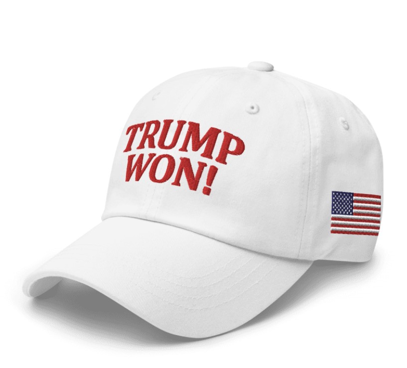 Trump Won! Hat Bold Statement Cap for MAGA Supporters