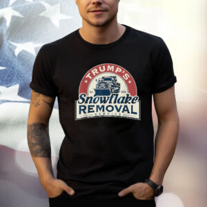 Trump's Snowflake Removal Service Funny Trump 2024 T-Shirt
