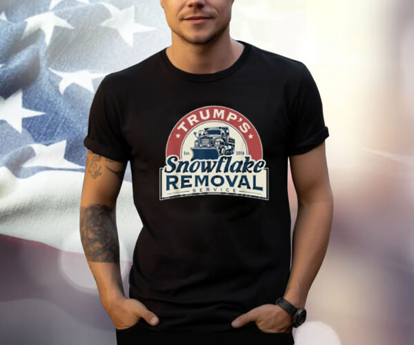 Trump's Snowflake Removal Service Funny Trump 2024 T-Shirt