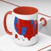 USA Electoral Map 2024 Election American President Red Wave MAGA Coffee Mug